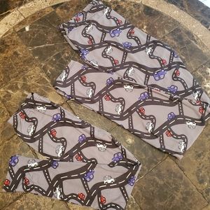 Mommy and Me Roads & Car Leggings Set TC L/XL NEW